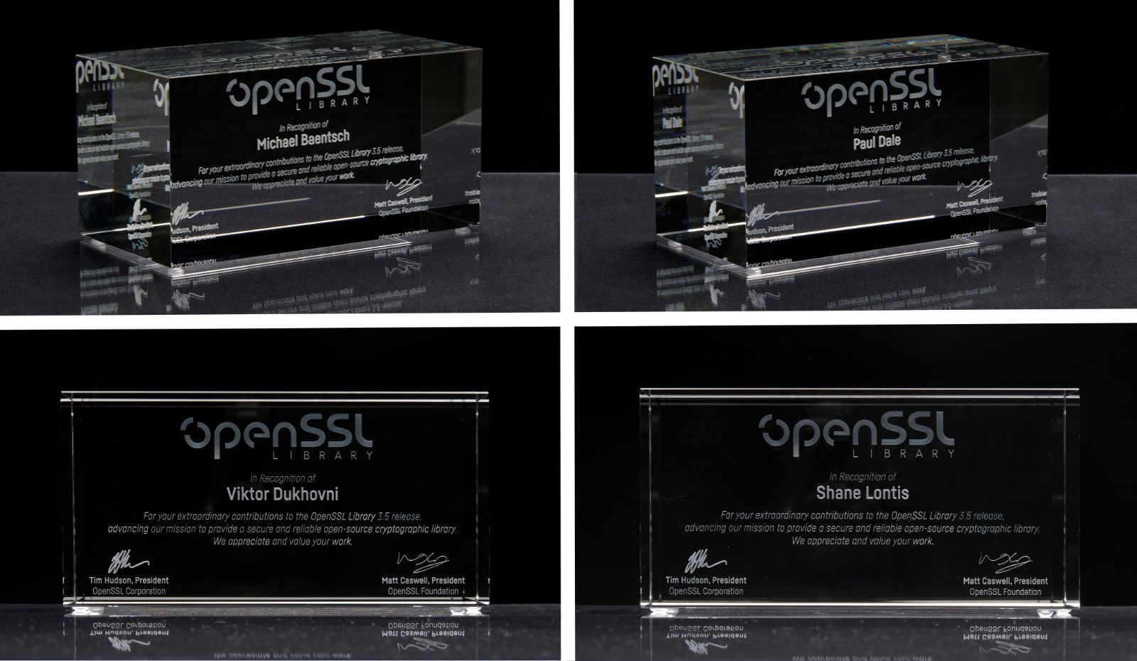 OpenSSL 3.5 Awards
