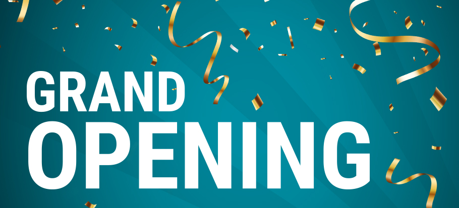 Banner for Grand Opening