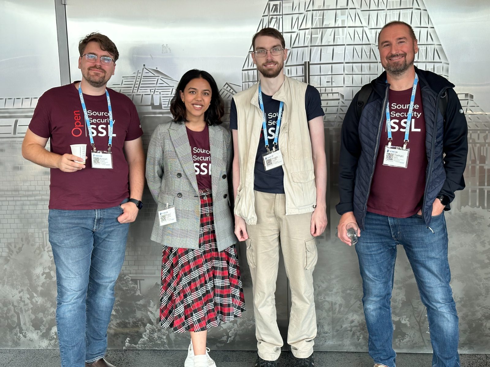 OpenSSL group photo at ICMC 2023