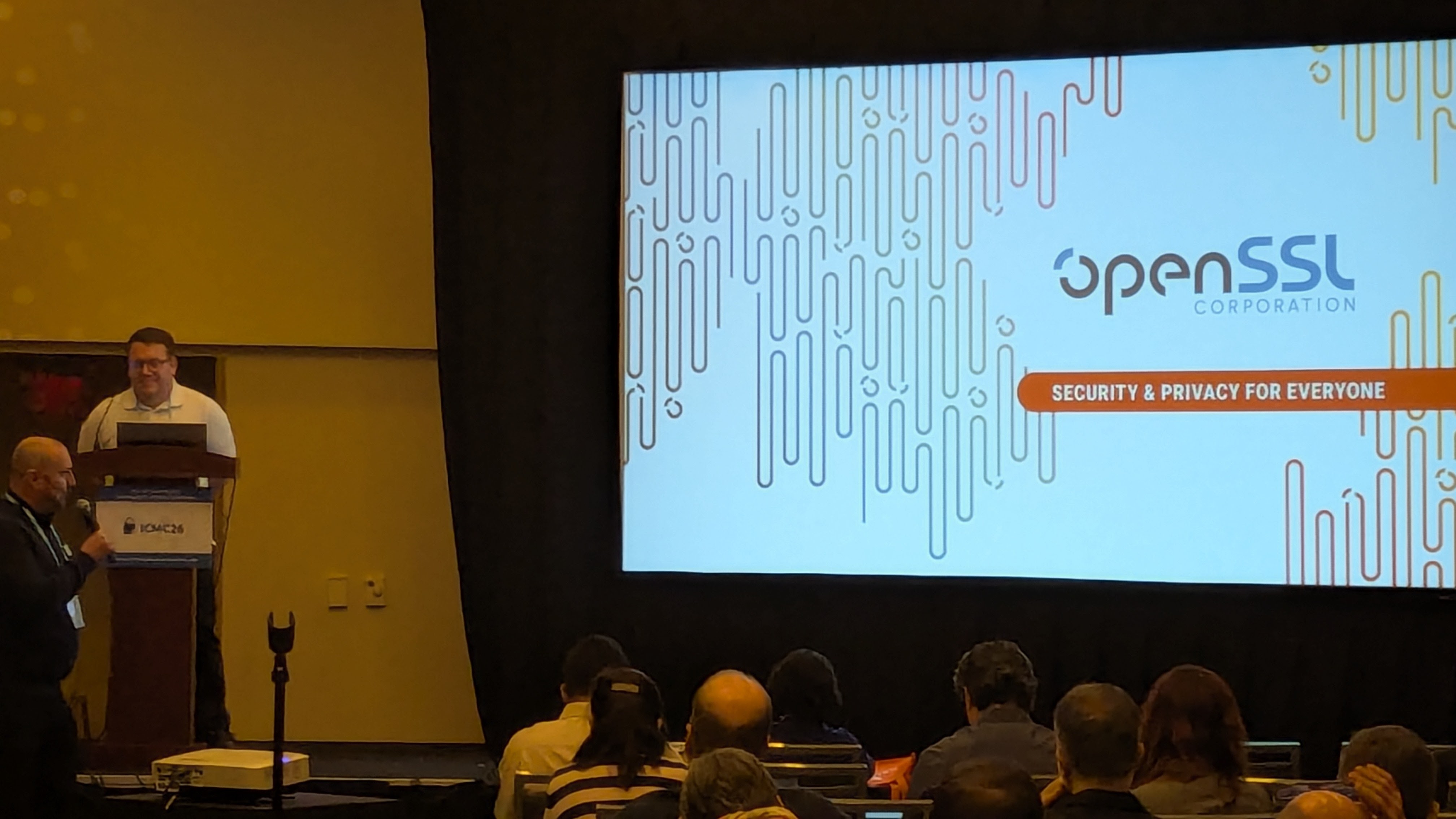 The lattice, the ledger, the handshake.