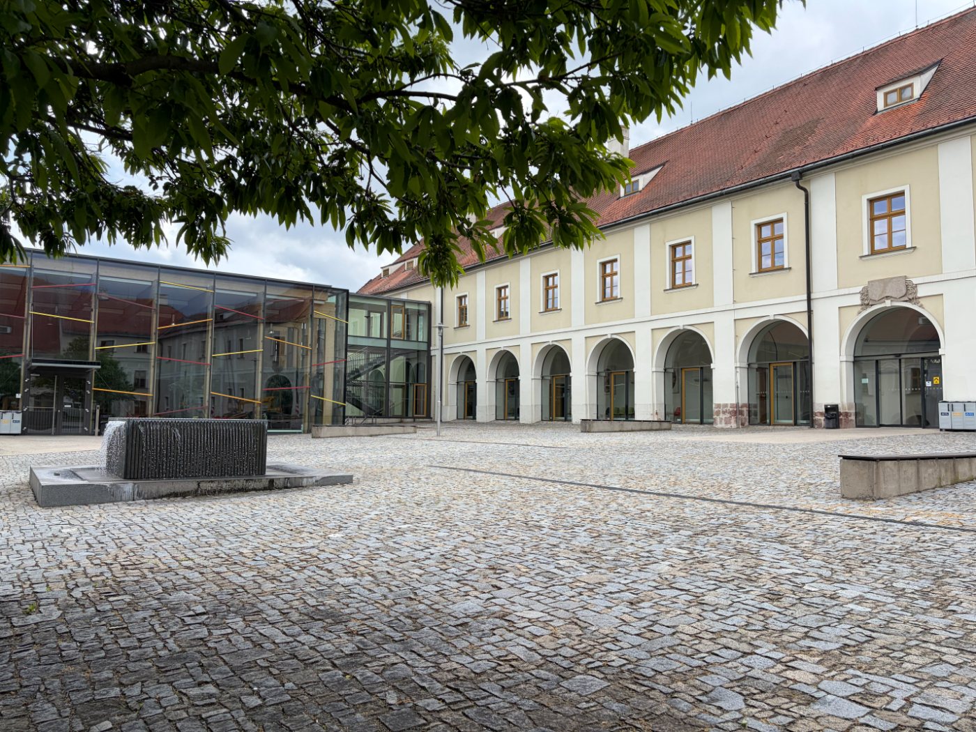 The courtyard of the former Carthusian monastery,
            now the Faculty of Information Technology, Brno University of Technology