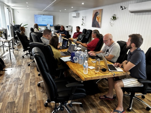 Meeting with all face-to-face participants