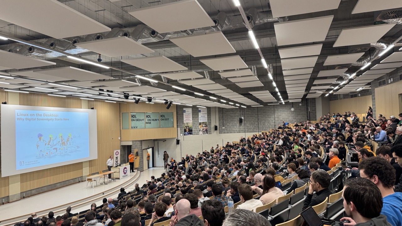 Audience at Fosdem 2026